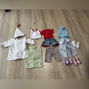 Kids Doll Clothing Set with Accessories that fits 18 inch American Girl dolls